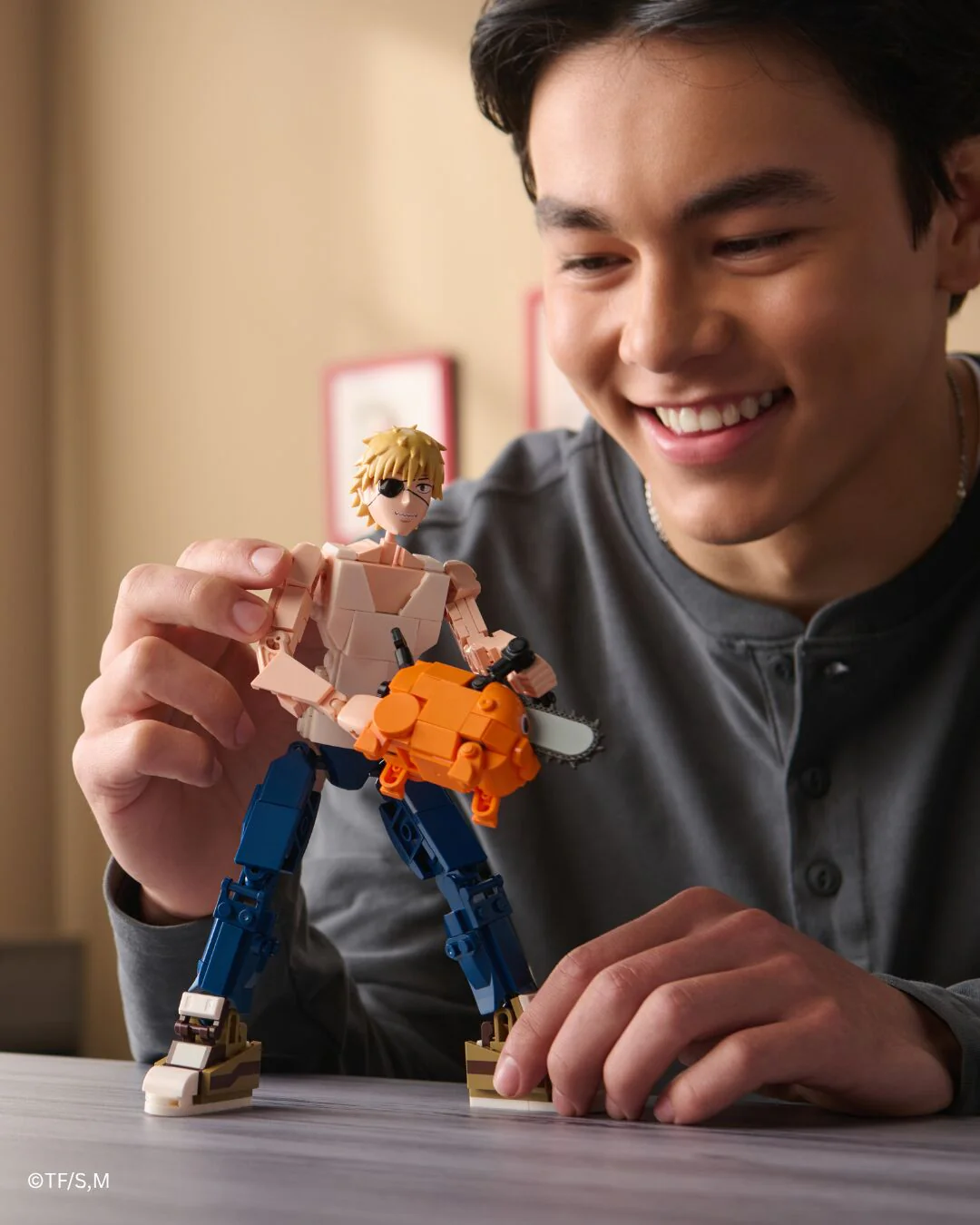 Chainsaw Man Denji and Pochita Building Set - Image 2
