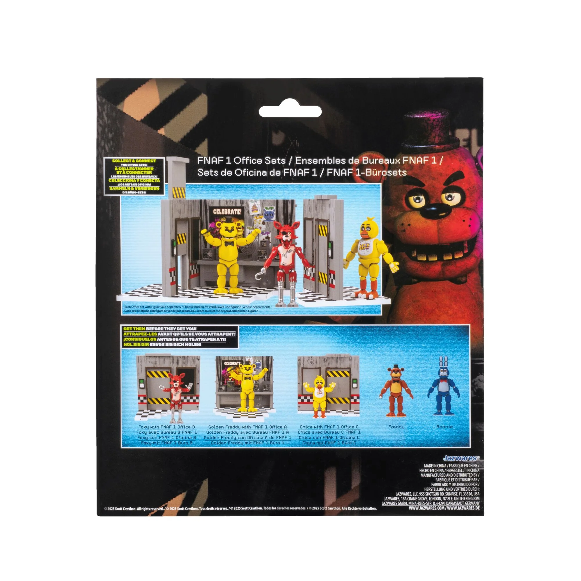 Five Nights at Freddy’s Classic Foxy Office Set - 5-Inch Articulated Figure - Image 10