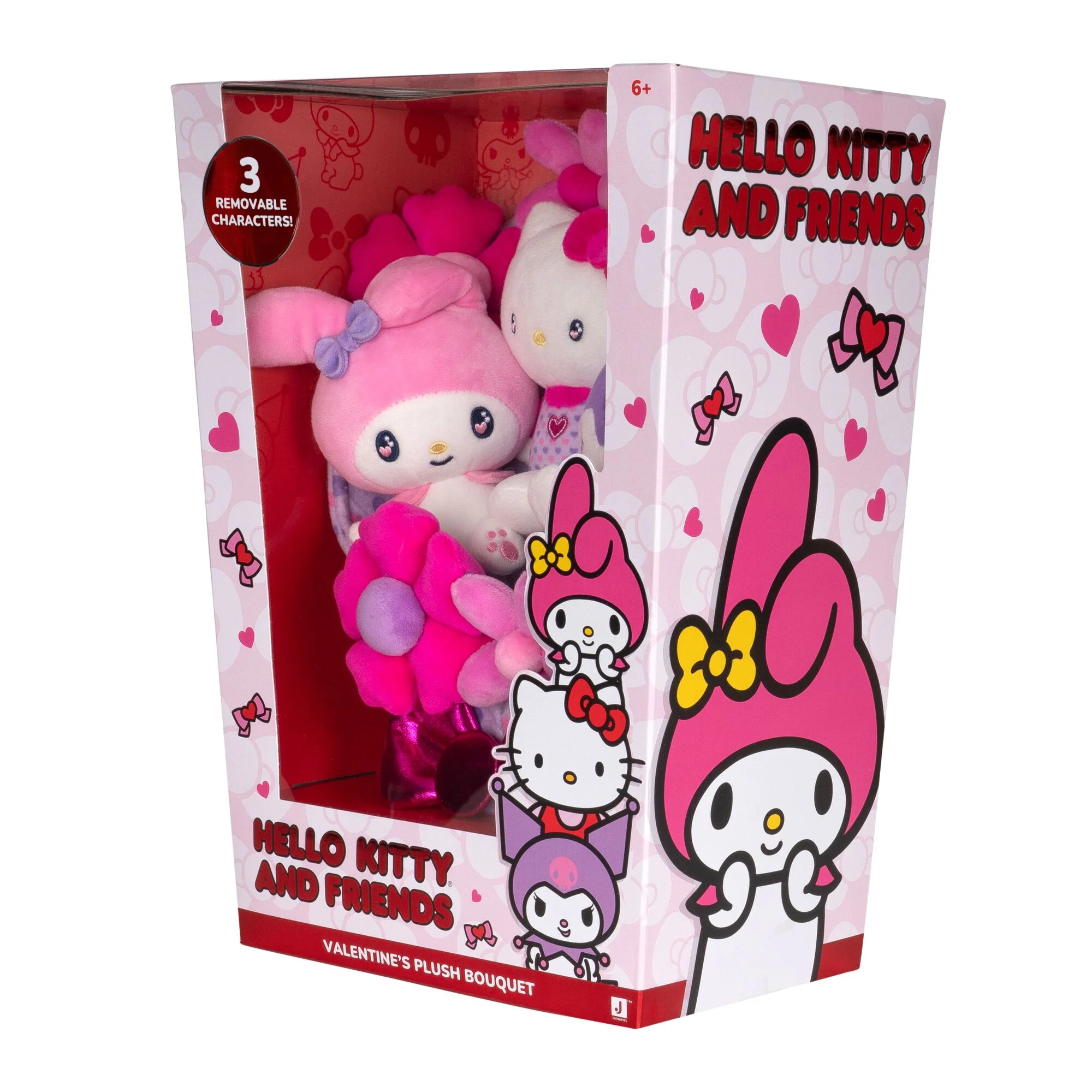 Hello Kitty and Friends  12-Inch Plush Special Valentine’s Bouquet - Image 10