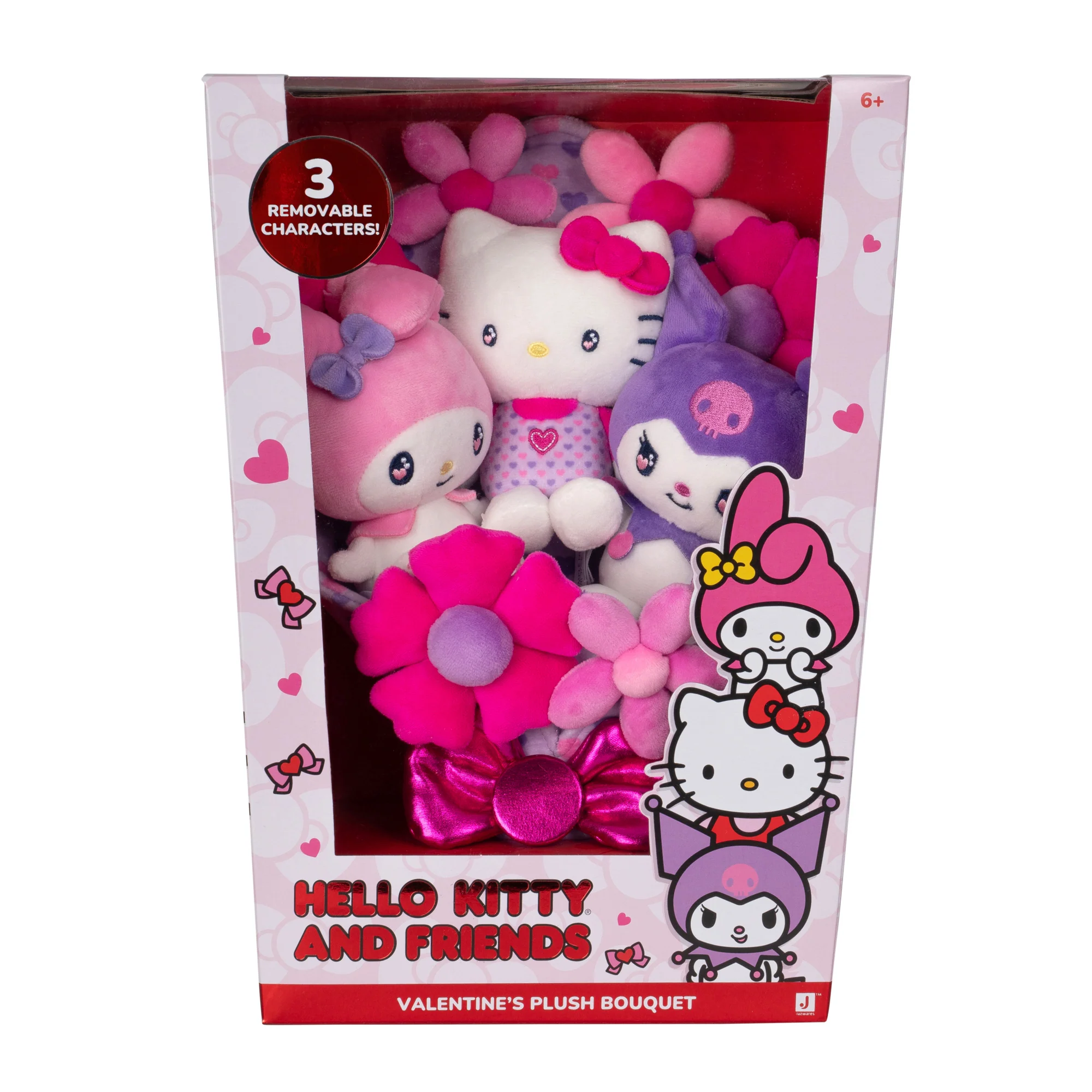 Hello Kitty and Friends  12-Inch Plush Special Valentine’s Bouquet - Image 3