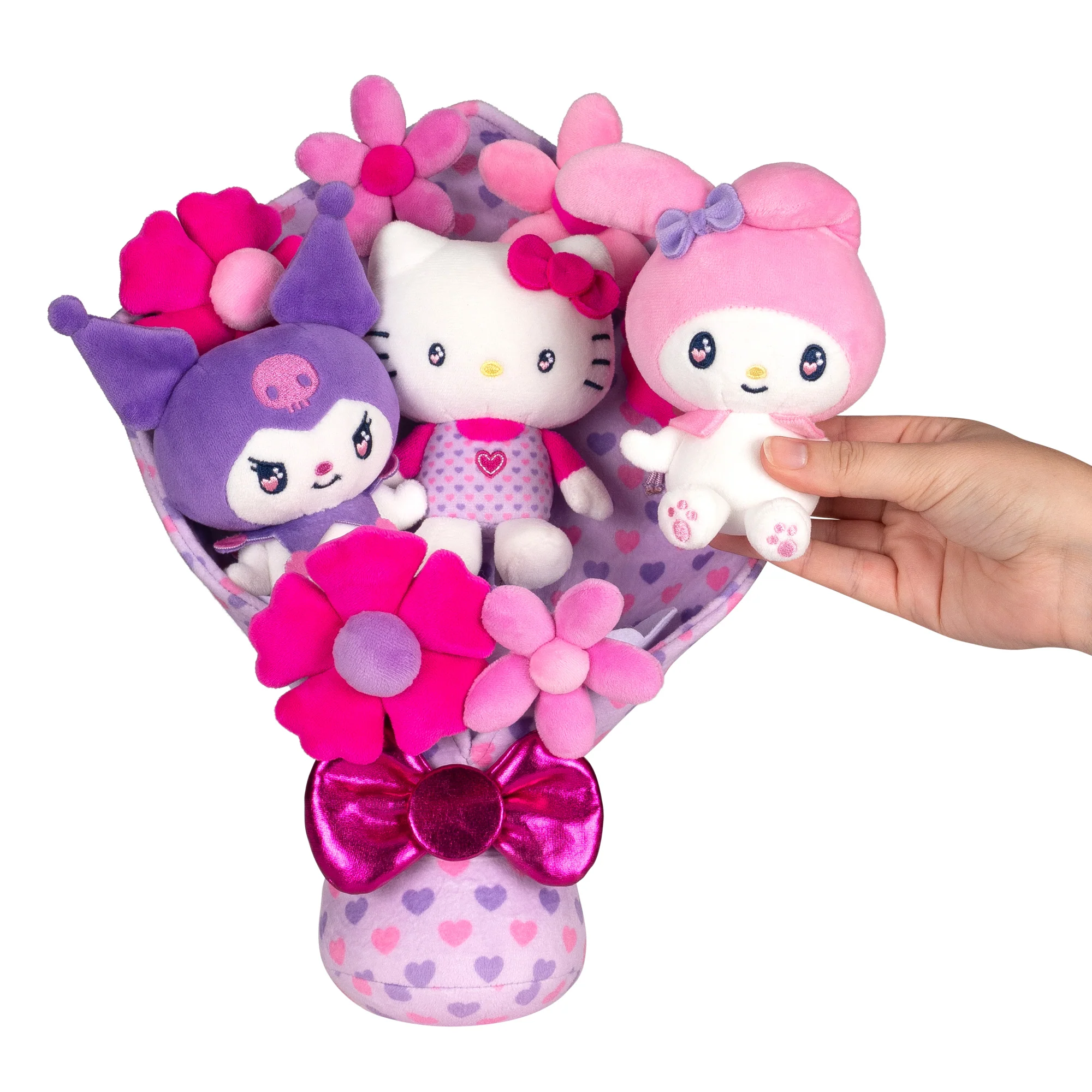 Hello Kitty and Friends  12-Inch Plush Special Valentine’s Bouquet - Image 4