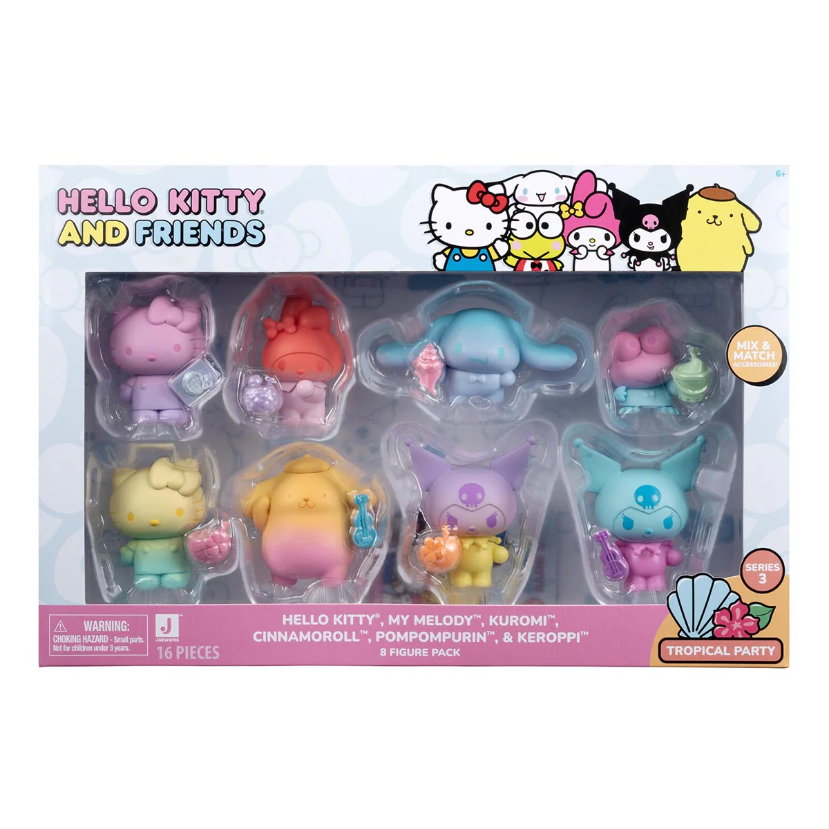 Hello Kitty and Friends Ombre Tropical Party 2-Inch Figure Set - Image 2