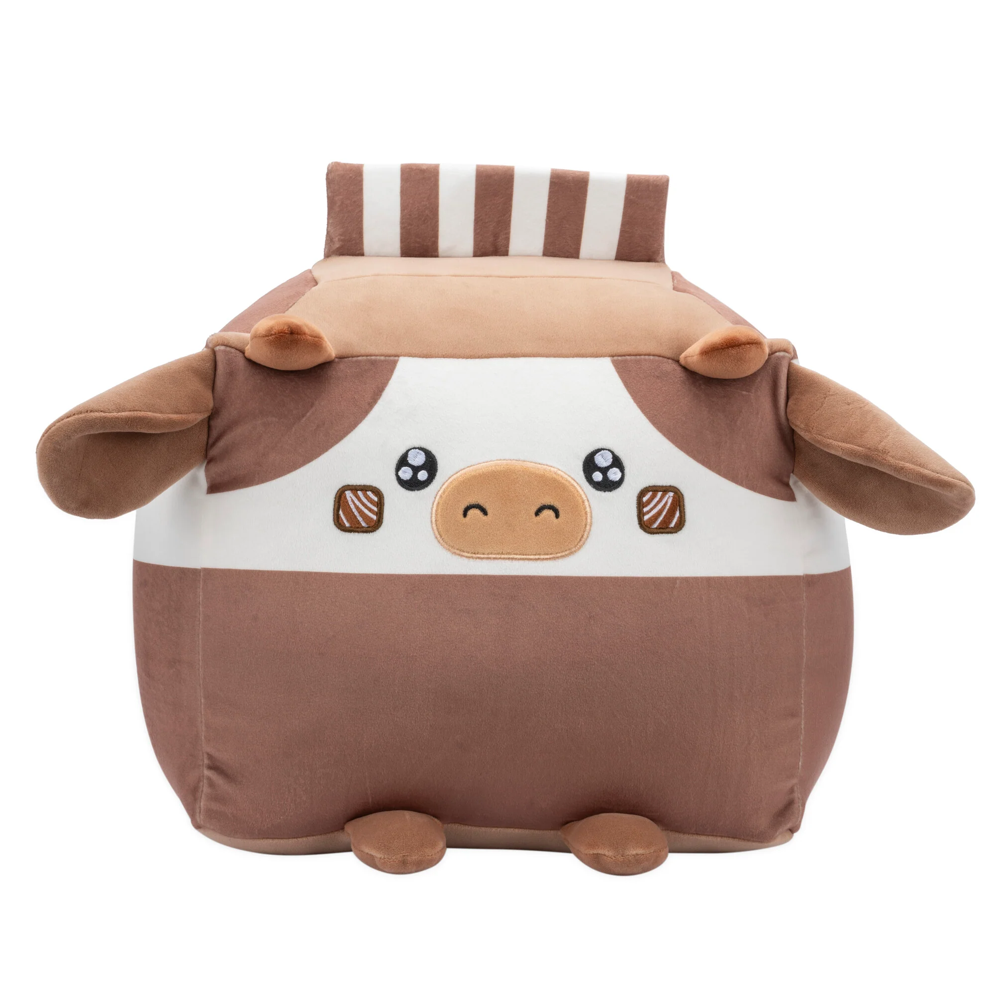 Russ 14-Inch Chocolate Milk Box Cow Plush