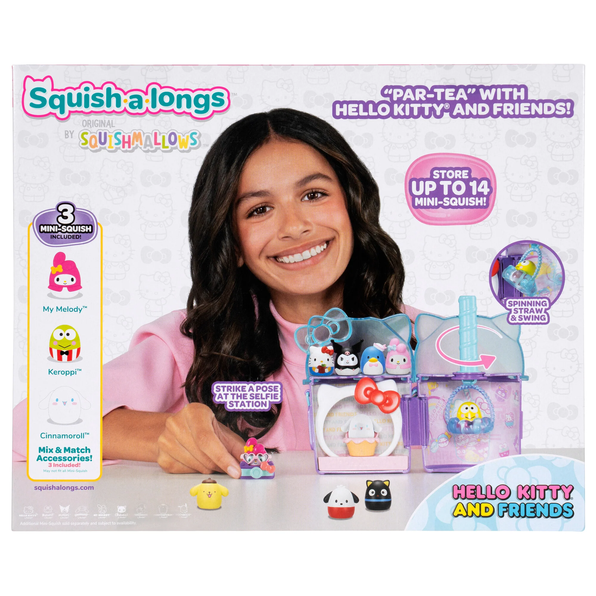 Squish-a-longs Hello Kitty and Friends Hello Kitty Boba Playset - Image 14