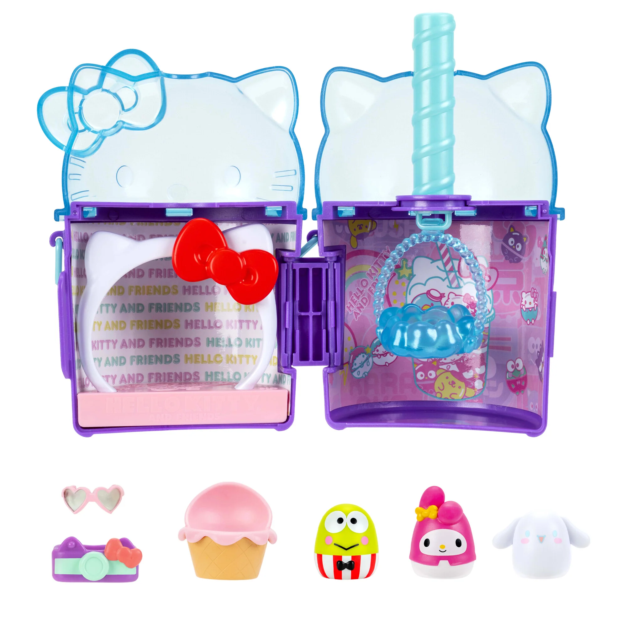 Squish-a-longs Hello Kitty and Friends Hello Kitty Boba Playset - Image 3